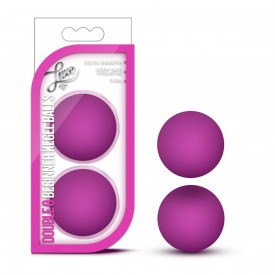 Розовые вагинальные шарики Double O Beginner Kegel Balls
